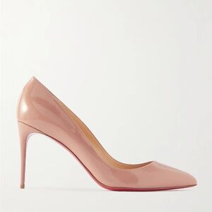 CHRISTIAN LOUBOUTIN
Pigalle Follies 85 patent-leather pumps